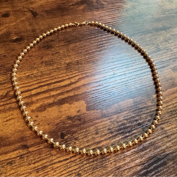 Premier Designs Goldtone Ball Chain 23.5”Necklace - Picture 1 of 5